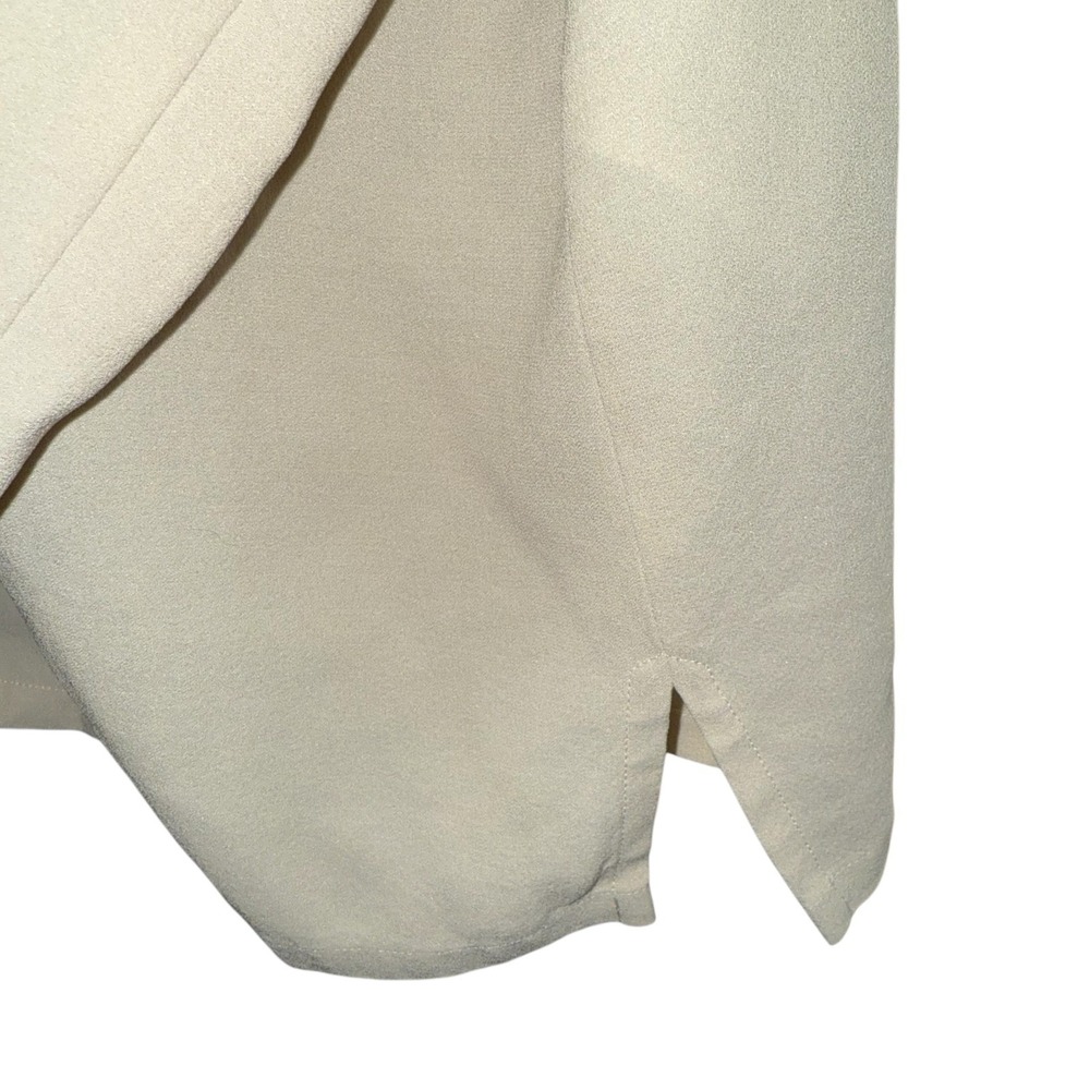 EILEEN FISHER Beige‎ Silk Open Front Cardigan Jacket Top Size S - Picture 5 of 7